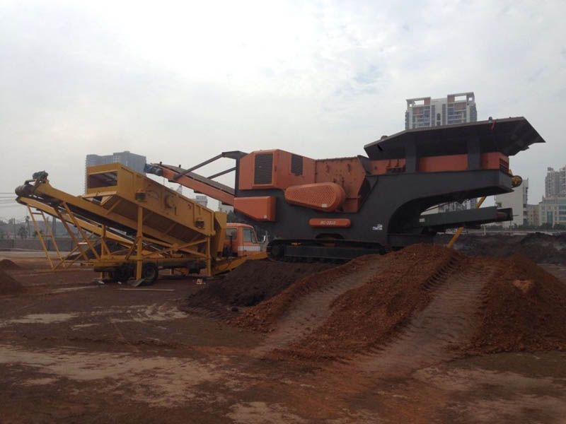 履帶式移動破碎站 履帶式移動破碎站