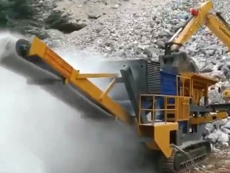 移動式建筑垃圾破碎站 移動式建筑垃圾破碎站