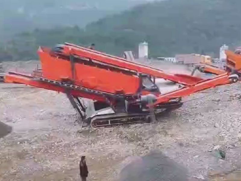 建筑垃圾移動(dòng)破碎站 建筑垃圾移動(dòng)破碎站